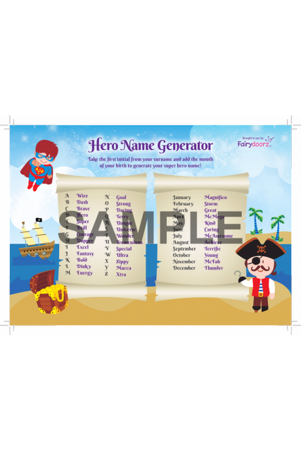 FREE Hero Name Generator for your Fairydoorz